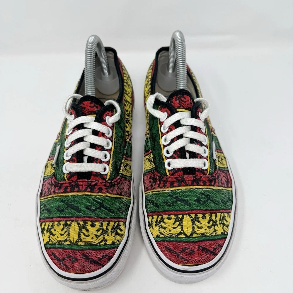 VANS Authentic Van Doren Rasta Men‎ 7 Women 8.5 Shoes Skateboarding Tribal TC6D